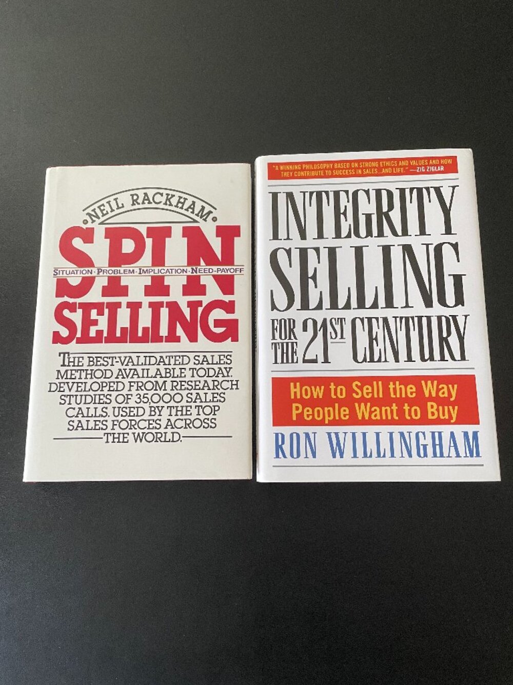 2 Sales Book Lot | SPIN Selling & Integrity Selling